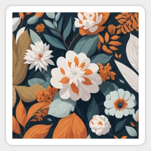 A Captivating Floral Pattern Sticker